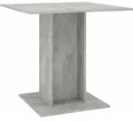 vidaXL Esstisch Betongrau 80x80x75 cm Holzwerkstoff - Grau