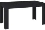 vidaXL Esstisch Schwarz 140x74,5x76 cm Holzwerkstoff - Schwarz