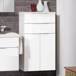 FACKELMANN Doppel-Midischrank KARA / Badschrank mit Soft-Close-System / Ma&szlig;e...