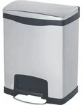 Rubbermaid 1901985, 30 l, Rechteckig, Metall, Kunststoff, Schwarz, Grau, Terrasse,