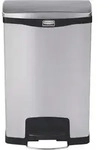 Rubbermaid 1901992, 49 l, Rechteckig, Metall, Kunststoff, Schwarz, Grau, Terrasse,