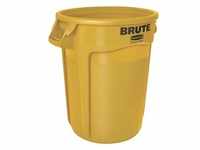 Rubbermaid Belüfteter BRUTE®-Behälter, 121 l, gelb