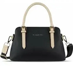 bugatti Handtasche Umh&auml;ngetasche Ella Bowling Bag Black schwarz - Schwarz