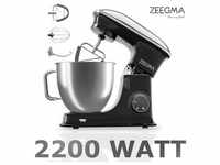 Zeegma Planeet Chef Küchenmaschine, Knetmaschine 2200W, Multifunktionaler...