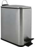 Spirella Treteimer Paris - silber - 5L - Metall - 28 x 14 x 29 cm - Silber