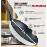 Fackelmann Arcadalina 28cm Antihaft-Pfanne Hochwertiges recyceltes Aluminium,