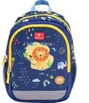 Belmil Kiddy Plus Kindergartenrucksack - Little Jungle - Blau
