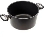 Lotus Guss - Bratentopf 5 l &Oslash; 24cm, Bodenma&szlig; 18,5cm, H&ouml;he 14 cm, Deckelma&szlig; 24cm