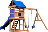 Backyard Discovery Spielturm Aurora aus Holz | XXL Spielhaus f&uuml;r Kinder mit...