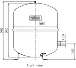 Reflex Membran-Druckausdehnungsgef&auml;&szlig; 4 bar, Reflex N, wei&szlig; Typ 35