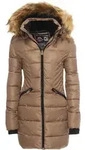 Geographical Norway Damen Steppjacke Winterjacke Abby, Taupe, Gr&ouml;&szlig;e L - Taupe - 40