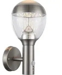 Globo Lighting Au&szlig;enleuchte Edelstahl, LED - Silber