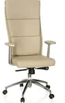 hjh OFFICE Luxus Chefsessel MONZA 20 Ergonomischer B&uuml;rostuhl mit Armlehnen Leder