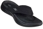 Skechers Damen Zehentrenner on the go 600 Sunny Schwarz - Schwarz - 40