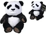 National Geographic Knuffel Panda, 25cm - Schwarz