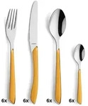 Kuppels 24-tlg. Besteckset PRISMA - Gelb