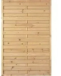 T&J Maxi Massivzaun 120 x 180 cm