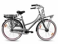 LLobe E-Bike 28" City Rosendaal 3 Lady Grau 36V / 15,6Ah (562Wh), 7-Gang Shimano