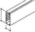 OBO Bettermann Wand+Deckenkanal WDK60150LGR 60 x 150mm PVC 2 Stk