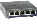 NETGEAR 5-Port Gigabit Ethernet Switch, Unmanaged, Vollduplex - Schwarz