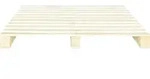 vidaXL Palettenbett Massivholz Kiefer 180&times;200 cm - Braun