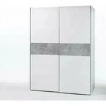 Pol Power Puls Kleiderschrank Holzwerkstoff Dekorfolie 2 T&uuml;ren 170x195x59 cm -