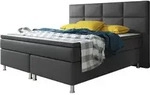 Inter Handels Boxspringbett Miami 180x200 | Boxspringbett aus Kunstleder...