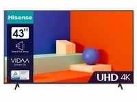 Hisense 43A6K Fernseher 109,2 cm (43') 4K Ultra HD Smart-TV WLAN Schwarz