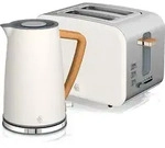 SWAN STP2090WHTNEU Set Fr&uuml;hst&uuml;ckskocher, kabellos, 1,7L Toaster Breitschlitz 2