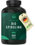 Spirulina Presslinge - 600 Tabletten (500mg) - 4.000mg Hochdosiert - Reine Spirulina