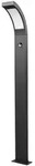 Lucande LED-Wegeleuchte Juvia, 100 cm, Bewegungsmelder, IP54 - Schwarz