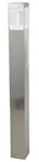 Lindby LED-Wegeleuchte Baily, H&ouml;he 80 cm, Edelstahl, IP44 - Silber/Grau