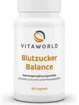 Vitaworld Blutzucker Balance | 60 Kapseln | mit Inulin, Curcuma & Chrom | vegan