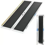 TRUTZHOLM Rollstuhlrampe 152 cm Traglast 272 kg Alu klappbar Antirutsch beschichtet