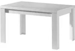 Esstisch - Wei&szlig; matt - 120 x 80 cm - ausziehbar - Wei&szlig;