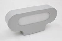 Talo Led Wandleuchte Wandleuchte Wandlicht Flurlampe 21 Cm Silber 3.000 K