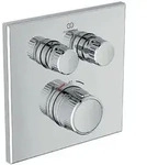 IS Brausethermostat UP Ceratherm Navigo 2 Verbraucher Eckig Chrom - Silber
