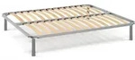 Talamo Italia Ehebett Marella 140x200 cm Grau