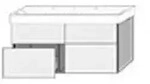 SANIPA BR78622 Waschtischunterbau mit Ausz&uuml;gen 3way