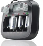 Everactive NC-900U, Nickel-Metallhydrid (NiMH), 9V, AA, AAA, C, D - Schwarz