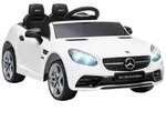 AIYAPLAY 12 V Kinder Elektroauto, Kinderfahrzeug, Kinderauto mit LED, Wei&szlig; -...
