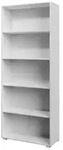 CASARIA&reg; B&uuml;cherregal 5 F&auml;cher 190x60x28cm H&ouml;henverstellbare B&ouml;den Holz Offen