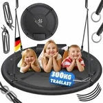 KESSER&reg; Nestschaukel 120cm Tellerschaukel H&auml;ngeschaukel Rundschaukel Schaukel