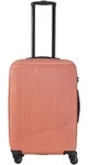 Travelite Bali Reisekoffer M Trolley 67cm 4 Rad Rollen TSA Hartschale koralle -