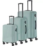 Travelite Trolley BALI 4w Hartschalenkoffer Set L/M/S Koffer Mint - Gr&uuml;n
