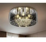Trio Crystel Deckenleuchte E14 5-fach ⌀50cm Chrom - Silber