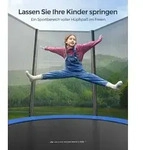 SONGMICS &Oslash; 244 cm Trampolin bis 80kg mit Leiter+Netz+Randabdeckung robust sicher