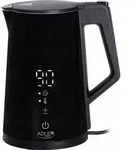 Adler AD 1345, 1,7 l, 1850 W, Schwarz, Wasserstandsanzeige, Warmhaltefunktion -