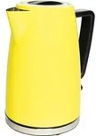 Edelstahl Wasserkocher in trendigem Retro-Look 1,7L, gelb