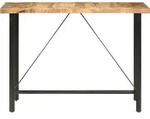 vidaXL Bartisch 150x70x107 cm Raues Mangoholz - Braun